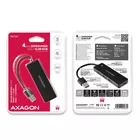 AXAGON Hub 4-portowy HUE-G1A, USB 3.2 Gen 1 SLIM, kabel Type-A 14cm