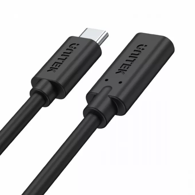 Unitek Przedłużacz USB-C 3.1 GEN 2; 4K; PD 100W; 0,5m; M/F; C14086BK