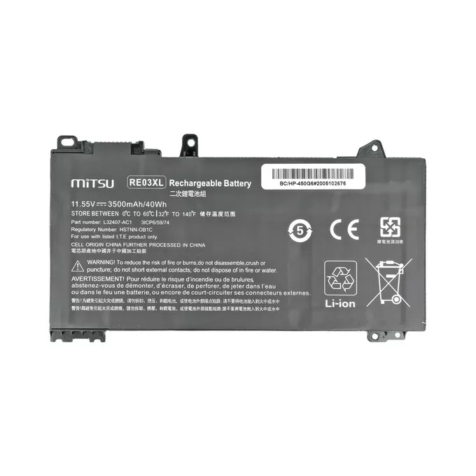 Mitsu Bateria do HP430G6/450G6 3500mAh(40Wh) 11.55V