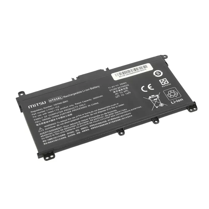 Mitsu Bateria do HP 240 250 G7 G8, 340 348 G5 G7 3400 mAh (39 Wh) 11.4 Volt