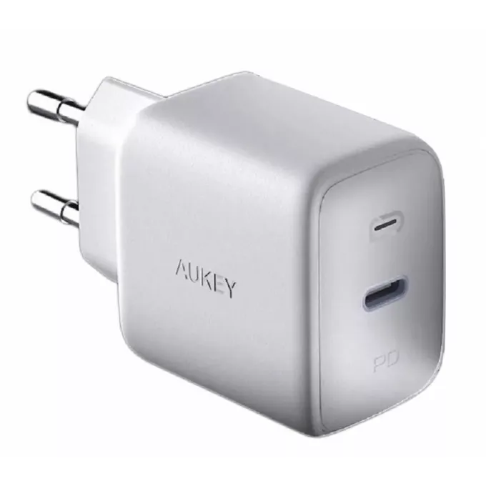 AUKEY PA-B2 White Omnia GaN ładowarka sieciowa 1xUSB-C 61W Power Delivery 3.0 3A