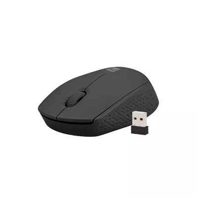 Natec Mysz bezprzewodowa Stork 1600 DPI USB Czarna