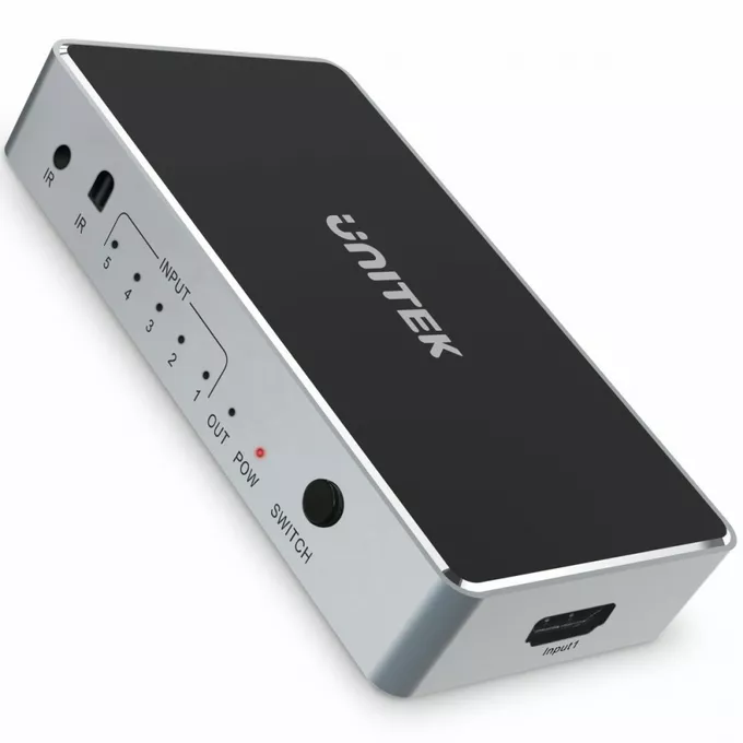 Unitek Rozgałęźnik sygnału HDMI 5 IN - 1 OUT; V1110A