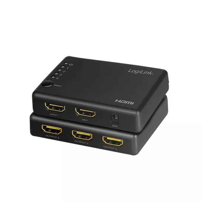 LogiLink Splitter 4xHDMI 4K, 30Hz