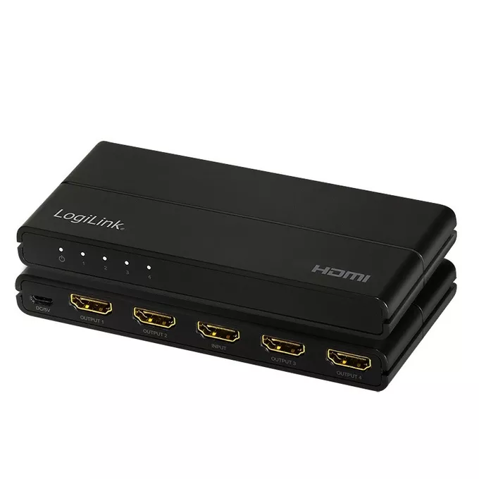 LogiLink Splitter 4xHDMI 4K, 60Hz