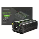 Qoltec Przetwornica napięcia Monolith | 300W | 600W | 12V na 230V |     Czysty Sinus