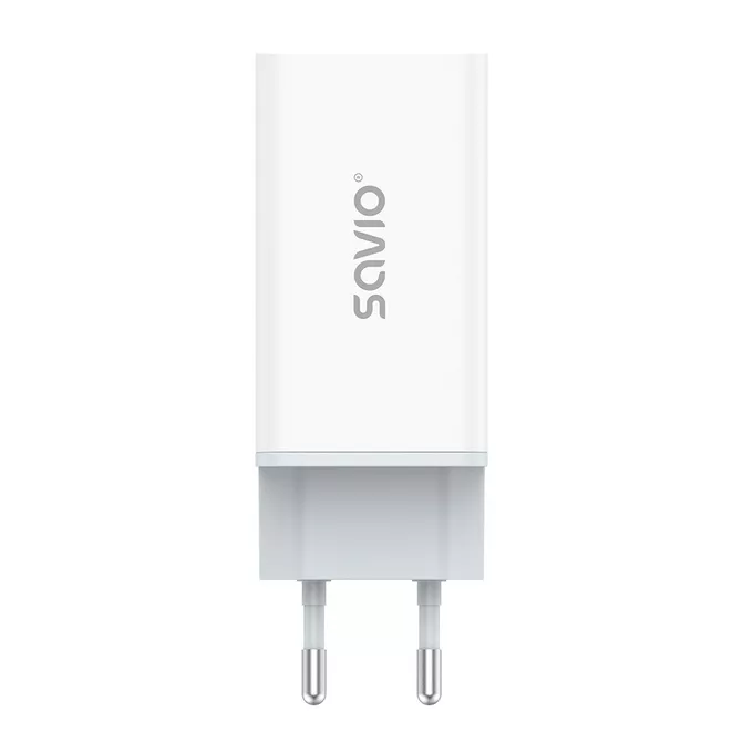 Savio Ładowarka sieciowa USB GaN 65W, Quick Charge 4.0, Power Delivery 3.0, LA-07