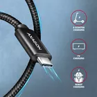 AXAGON BUCM2-CM15AB Kabel USB-C - USB-C, 1.5m 5A charging, ALU, 240W PD, oplot, USB2.0