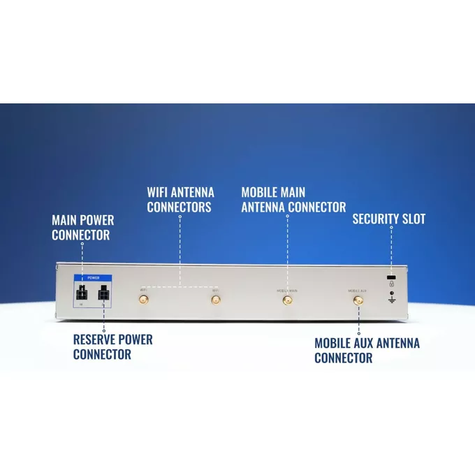 TELTONIKA router LTE RUTX09 (Cat 6), 4xGbE, GNSS, Ethernet