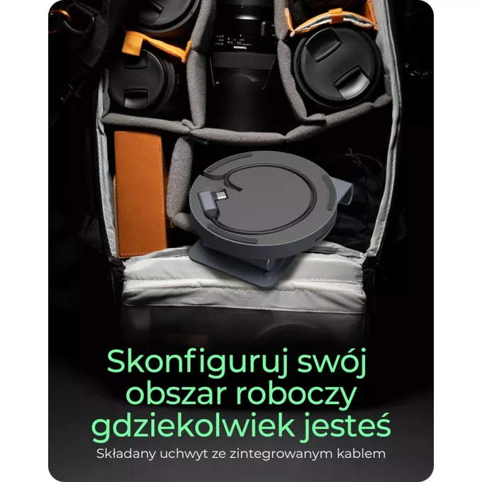 IcyBox Uchwyt na tableta/smartfona z wbudowaną stacją dokujacą IB-TH100-DK