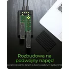 IcyBox Stacja ICY BOX IB-2817MCL-C31  z funkcją klonowania dla 2x NVMe  SSD