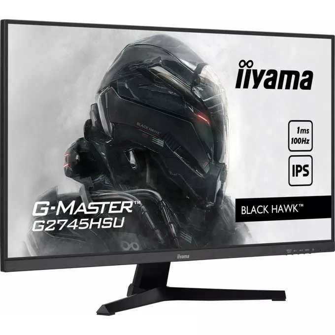 IIYAMA Monitor G-Master G2745HSU-B1 27 cali G2745HSU-B1 IPS,FHD,100Hz,1ms,2xUSB,2x2W,FreeSync