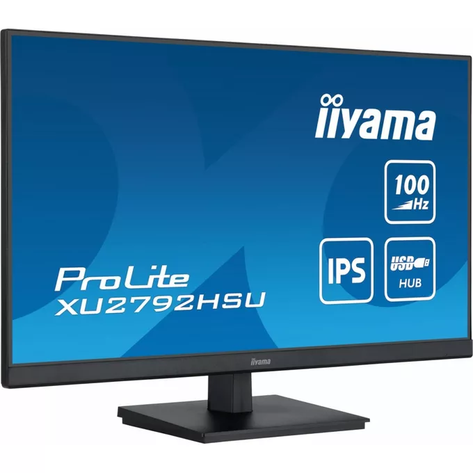 IIYAMA Monitor ProLite XU2792HSU-B6 27 cali IPS,FHD,HDMI,DP,100Hz,4xUSB3.2,SLIM,2x2W