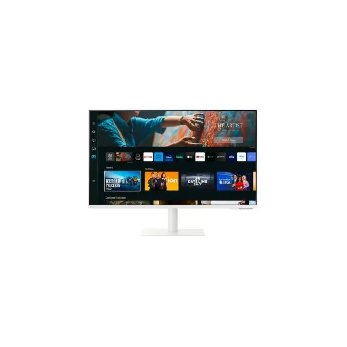 Samsung Monitor 27 cali LS27CM703UUXD VA 3840x2160 UHD 16:9 1xHDMI 2x USB 2.0 1xUSB-C (65W) WiFi/BT 4ms(GTG) głośniki płaski biały SMART 2 lata d2d