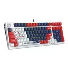 A4 Tech Klawiatura mechaniczna Bloody S98 USB Sports Navy (BLMS  Red Switches)