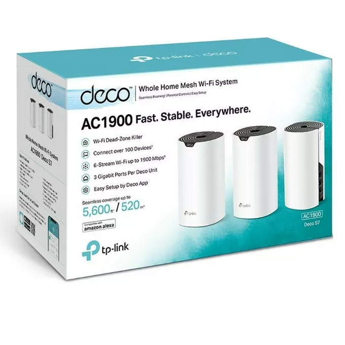 TP-LINK System WiFi Deco S7(3-pak)  AC1900