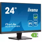 IIYAMA Monitor 24 cale XU2463HSU-B1 IPS,100HZ,ECO,3ms,SLIM,HDMI,DP,2x USB3.2 ,TCO,EPEAT