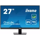 IIYAMA Monitor 27 cali ProLite XU2763HSU-B1 IPS,100HZ,ECO,3ms,SLIM,HDMI,DP,2x USB3.2 TCO,EPEAT