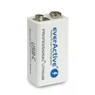 everActive Akumulator 6F22/9V Li-ion 550 mAh USB-C