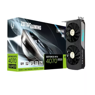 ZOTAC Karta graficzna GeForce RTX 4070 SUPER TWIN EDGE OC 12GB GDDRX6 192bit