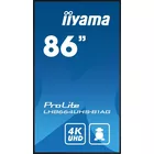 IIYAMA Monitor 85.6 cala ProLite LH8664UHS-B1AG,24/7,IPS,ANDROID.11,4K