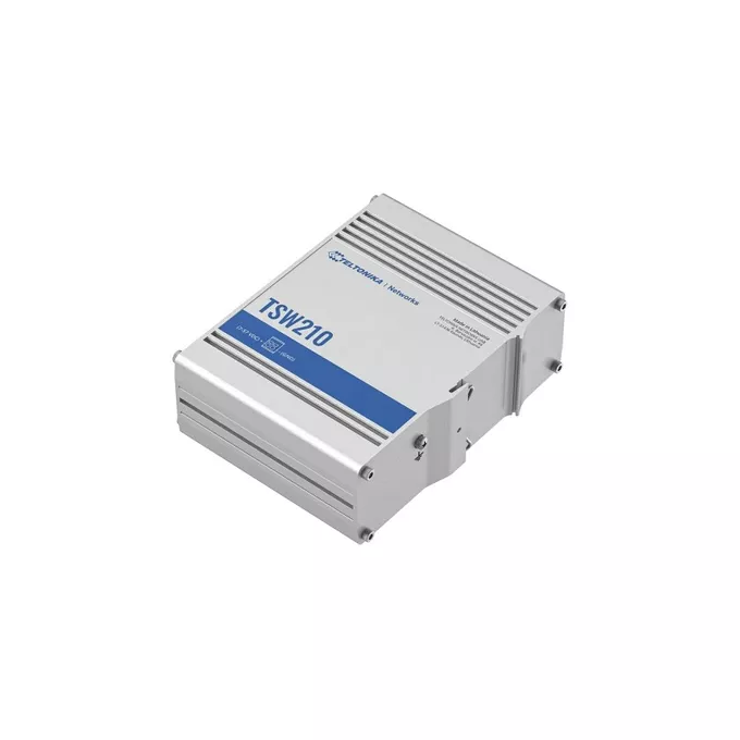 TELTONIKA Przełącznik niezarządzalny TSW210 Switch 2xSFP 8xPoE+ 8xGbE DIN RAIL Back Panel