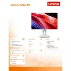 Lenovo Monitor 24 cale C24d-20 63FENAT2EU