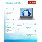 Lenovo Notebook ThinkBook 16 G7 21MS0081PB W11Pro Ultra 7 155H/32GB/1TB/INT/16.0 WUXGA/Arctic Grey/3YRS OS + CO2 Offset