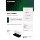 MyScreenProtector Szkło hybrydowe HybridGlass FlexibleGlass iPhone 15 Pro Max 6,7