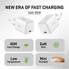 YENKEE Ładowarka sieciowa USB C 45W 3A Power delivery 3.0 QC3.0 Biała