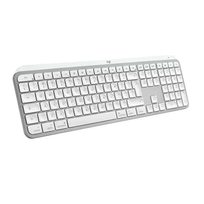 Logitech Klawiatura bezprzewodowa MX Keys S for Mac Pale Grey US 920-011638