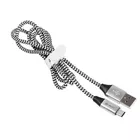 Tracer Kabel USB 2.0 TY PE-C A Male 1.0m czarno-srebrny