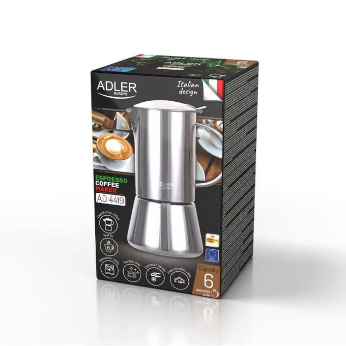 Adler Kawiarka-zaparzacz do espresso 350ml   AD 4419