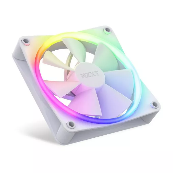 NZXT Zestaw 3 Wentylatory NZXT F120 RGB Kontroler Biały