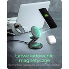 IcyBox Ładwoarka IB-SH101-CH bezprzewodowa do telefonu zegarka i słuchawek