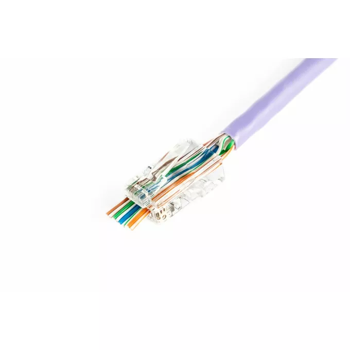 Digitus Wtyk RJ45 (8P8C) przelotowy, kat.5e, nieekranowany, AWG 26-24, opakowanie 100 szt.