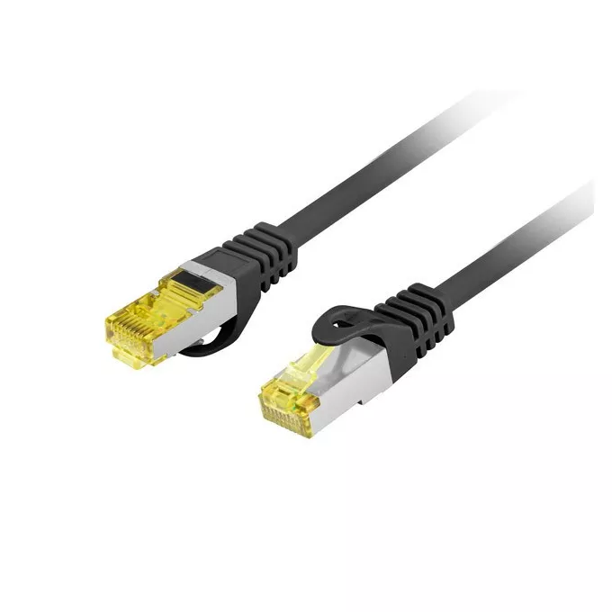 Lanberg Patchcord kat.6 S/FTP 5M czarny PCF6A-10CU-0500-BK