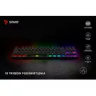 Savio Klawiatura mechaniczna RGB Tempest X2 Outemu Red