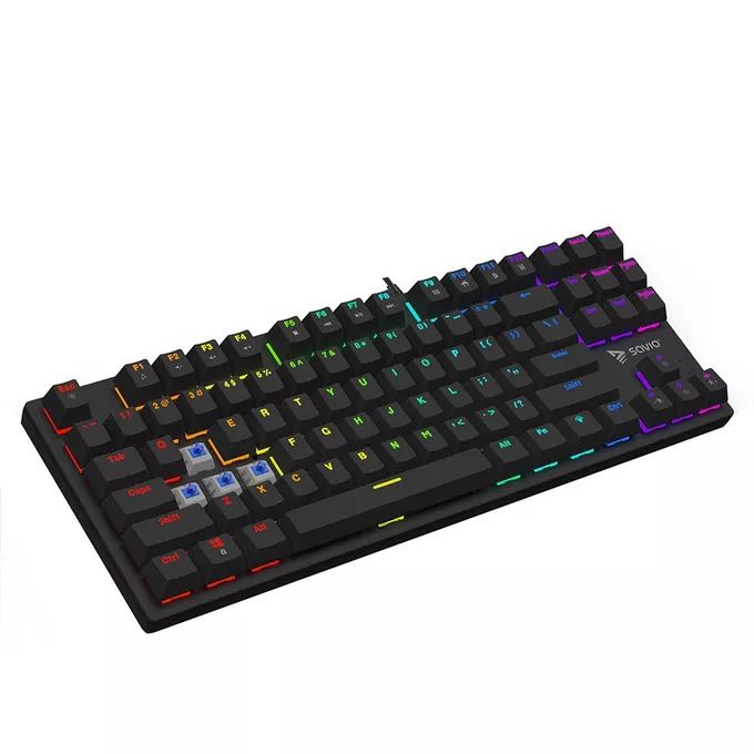 Savio Klawiatura mechaniczna RGB Tempest X2 Outemu Blue