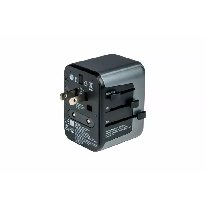 Verbatim Adapter podróżny UTA-03 49545 180 krajów, ładowarka PD 30W, QC 3.0 3x USB-C , 2x USB-A