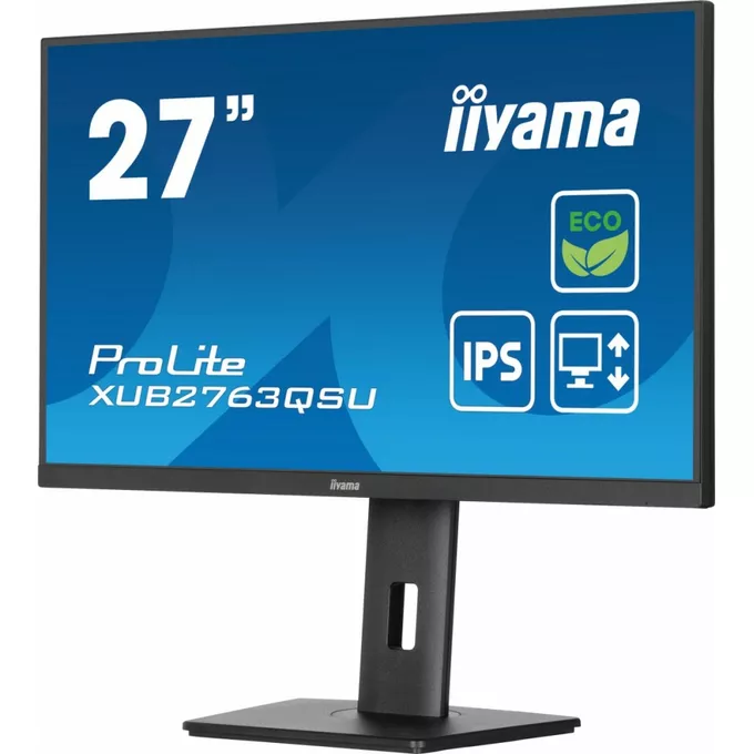 IIYAMA Monitor 27 cali ProLite XUB2763QSU-B1 IPS,QHD,HAS,100Hz