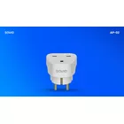 Savio Adapter podróżny, gniazdo UK wtyk EU AP-02