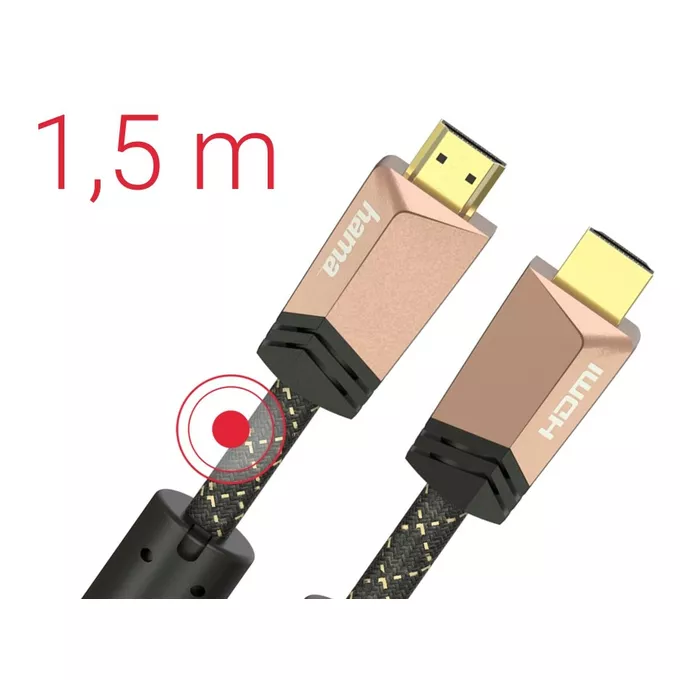 Hama Kabel premium HDMI 2.0b 4k 1,5m