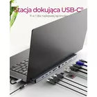 IcyBox Stacja dokująca IB-DK2106a-CPD 11 w 1, 2x HDMI, 1x VGA, LAN, czytnik kart, 3x USB, 100W PD