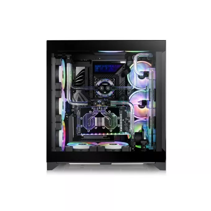 Thermaltake Obudowa CTE E600 MX Tempered Glass, szklany bok - Czarna