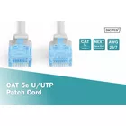 Digitus Patch cord U/UTP kat.5ePVC 3,0m szary