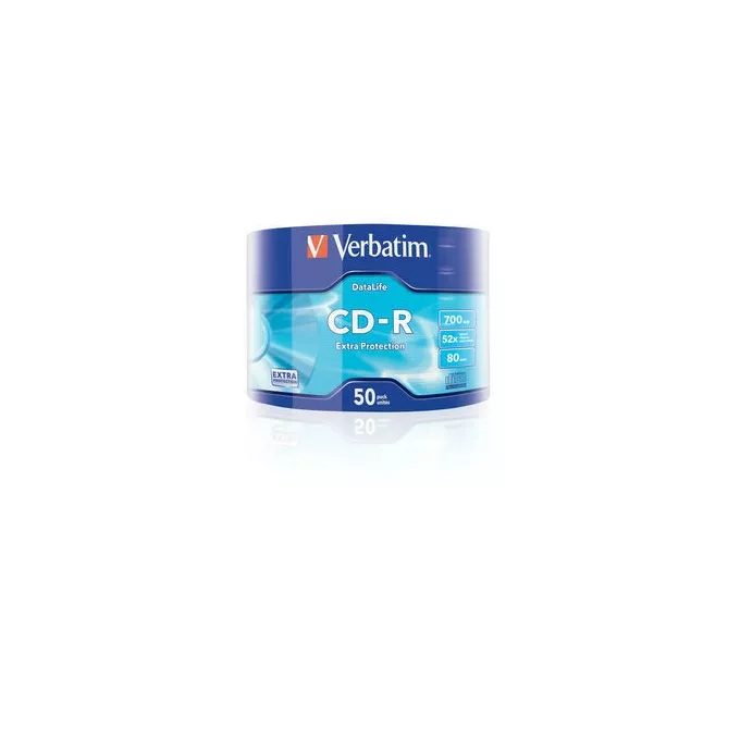 Verbatim CD-R 52x 700MB 50P SP Extra Protection Wrap 43787