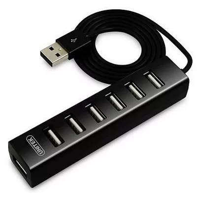 Unitek HUB 7x USB2.0 CZARNY ; Y-2160