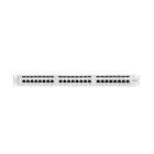 Lanberg Patch Panel 24 Port 1U Kat.6 szary ekranowany