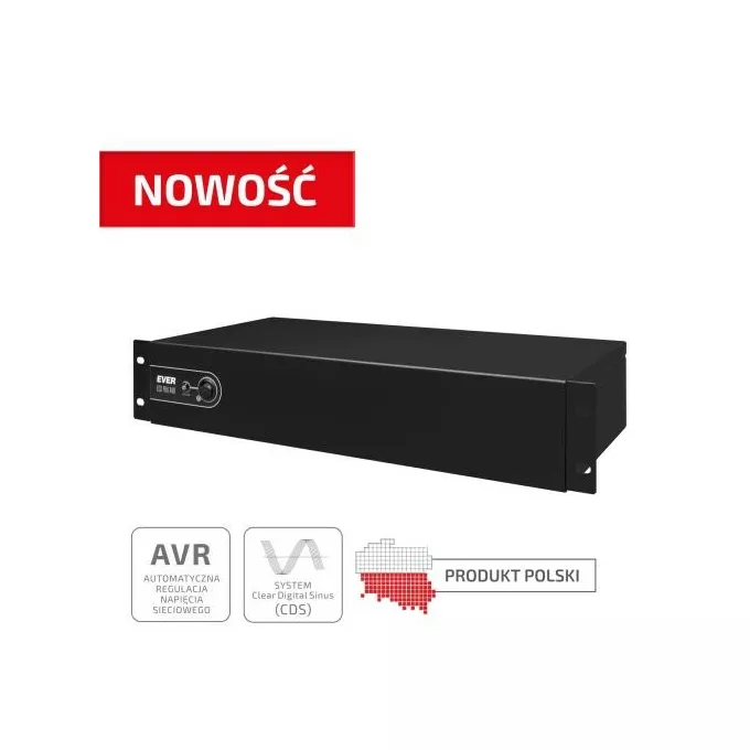 EVER UPS  ECO Pro 1000 AVR CDS 19&quot; 2U